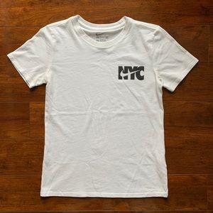 NIKE NYC Dri-fit White Tee